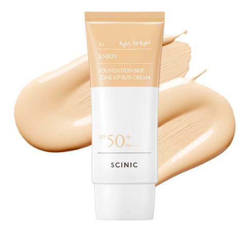 Scinic Enjoy Pade Skip Tone-Up Sun Cream 50g (2-Pack)