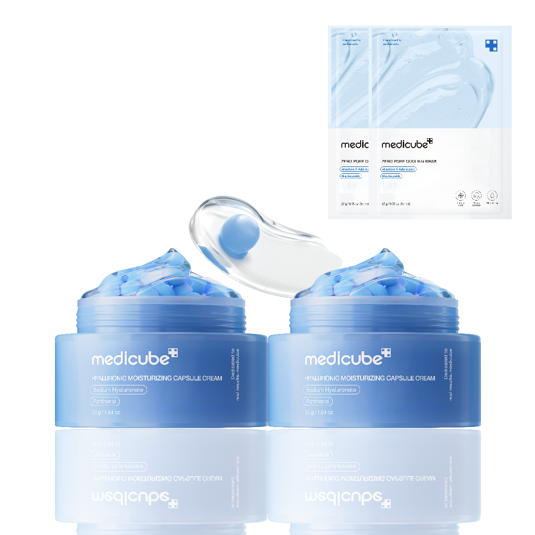 Medicube Hyaluronic Acid Moisture Capsule Cream 55ml (2 pack)