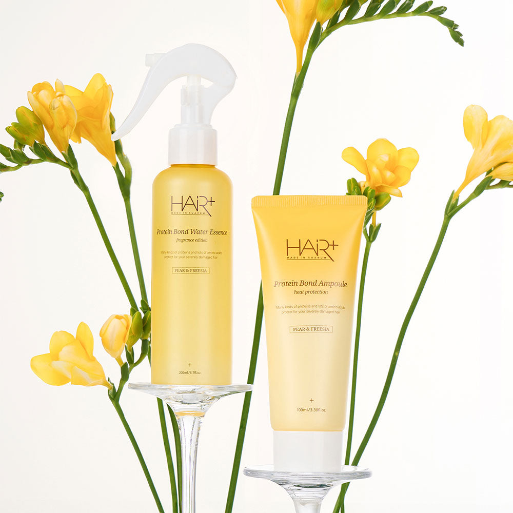 HairPlus Protein Bond Pear & Freesia Ampoule No-Wash Treatment 145ml + Water 200ml