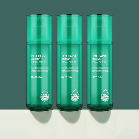 Farmstay Cica Farm Calming Cream Serum 50ml (3 Pack)
