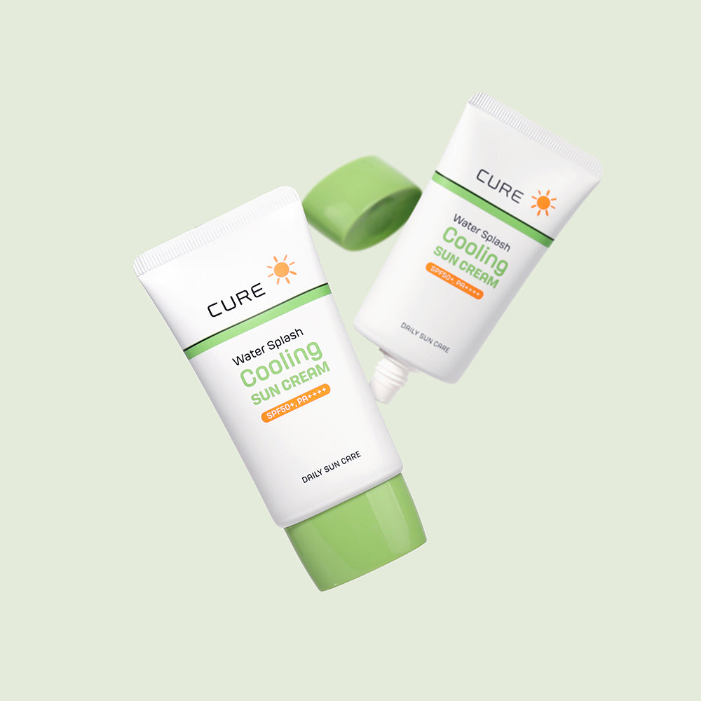 Kim Jeong Moon Aloe Cure Water Splash Cooling Sun Cream SPF50+ 40ml (2 Pack)