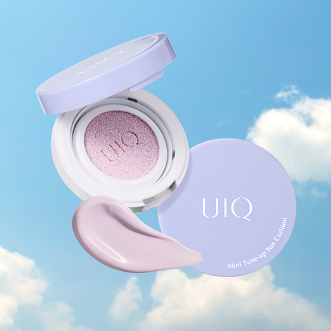 UIQ Biome Remedy Mini Tone-Up Sun Cushion SPF50+ 6g (Violet/Green, choose 1)