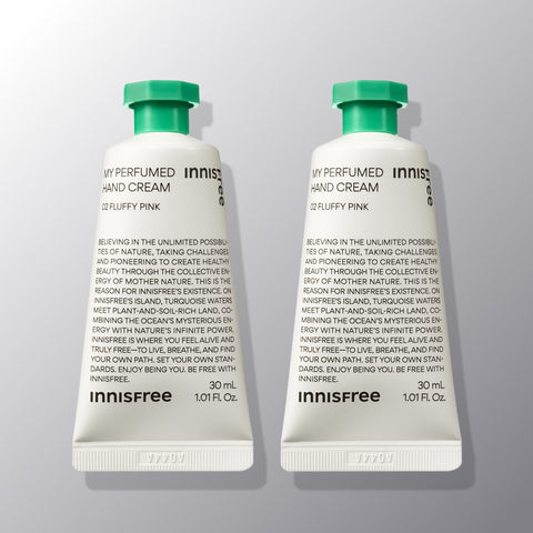 Innisfree My Perfumed Hand Cream 30ml (02 Fluffy Pink) (2 pack)