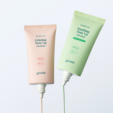 Goodal Clear Houttuynia Soothing Moisture Tone-up Sun Cream 50ml (2 Pack)