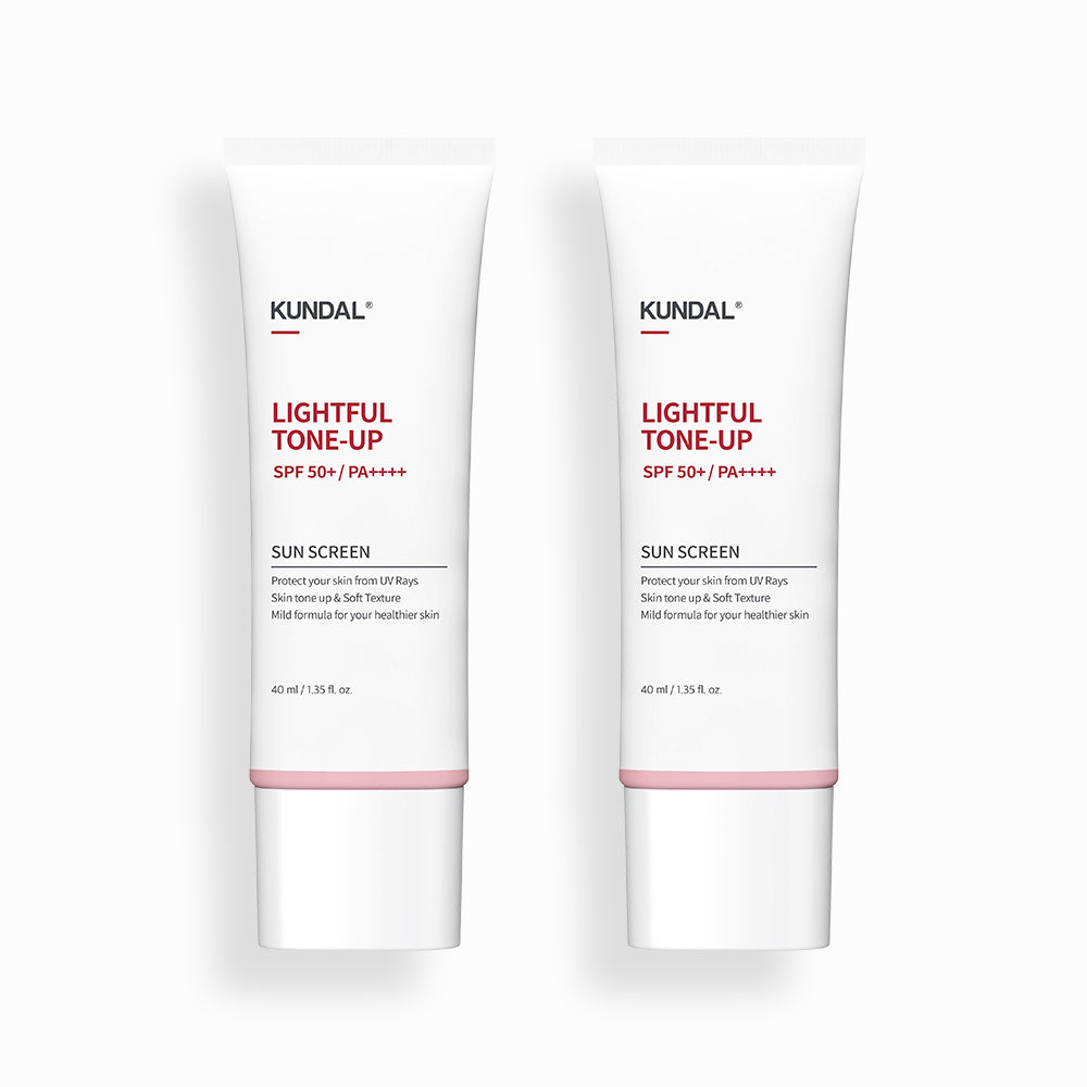 Kundal Daily Lightful Tone-Up Sun Cream SPF50+ 40ml (2 Pack)