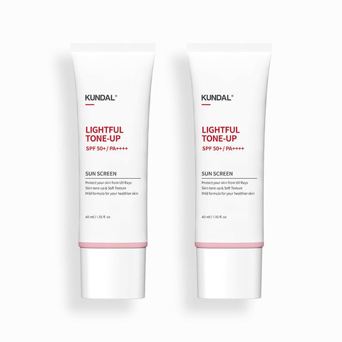 Kundal Daily Lightful Tone-Up Sun Cream SPF50+ 40ml (2 Pack)