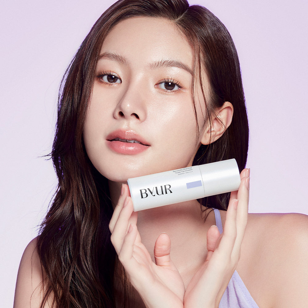 BYUR Serum Fit Shining Tone-Up Cream V1 40g (Pink Beige / Lavender)