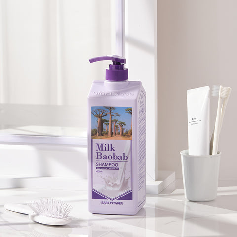 Milk Baobab Original Shampoo - Baby Powder, 1L