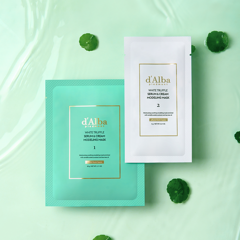 d'Alba White Truffle Serum & Cream Modeling Mask Calming & Cooling 4P