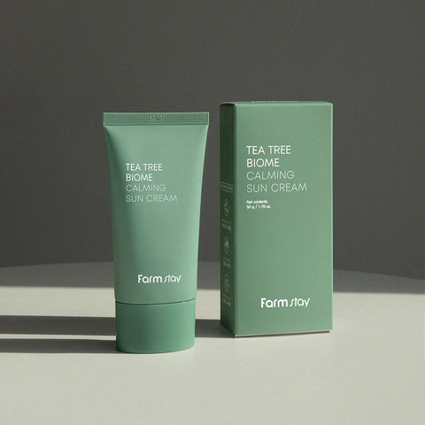 Farmstay Tea Tree Biome Calming Sun Cream 50ml (3 Pack)