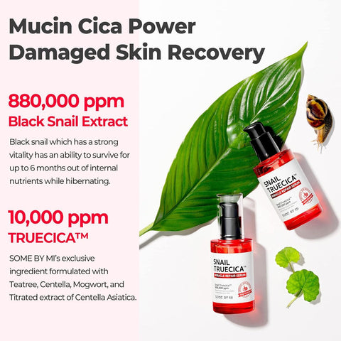 Soonsu Beauty Snail Truecica Miracle Repair Serum side view