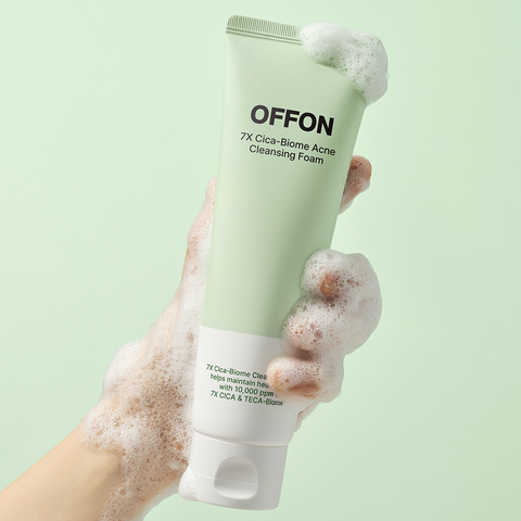 Offon 7X Cica-Biome Acne Cleansing Foam 120ml