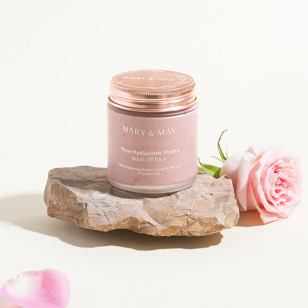 Mary&May Vegan Rose Hyaluronic Hydra Wash-Off Pack 125ml