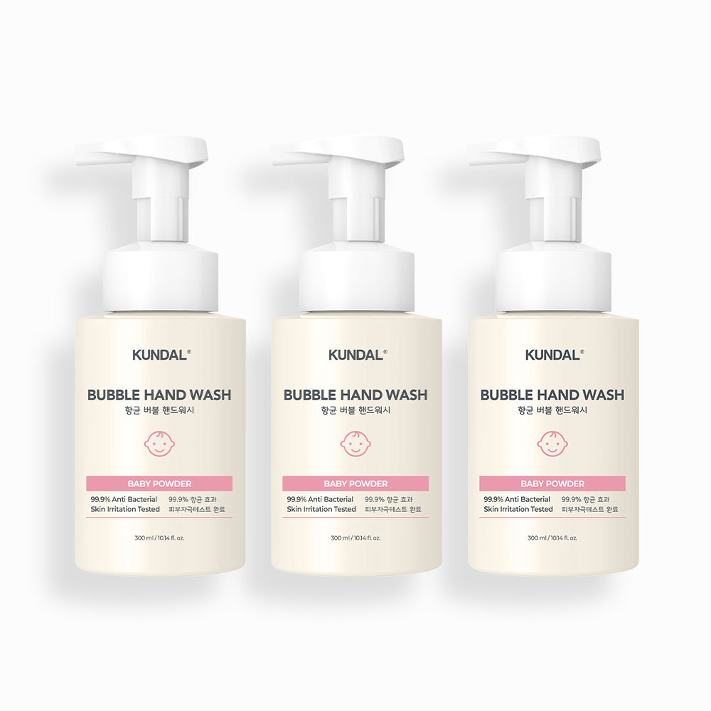 Kundal Pure & Safe Bubble Hand Wash 3-Piece Set 300ml