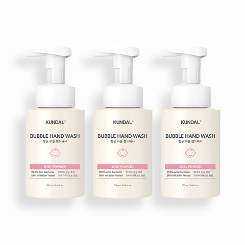 Kundal Pure & Safe Bubble Hand Wash 3-Piece Set 300ml