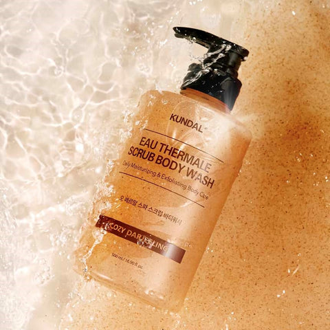 Kundal Eau Thermale Spa Scrub Body Wash Cozy Dazzling 500ml