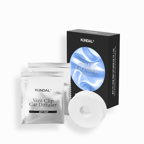 Kundal Classic Mood Deep Perfume Car Air Freshener Clip Refill Kit (2 Pack)