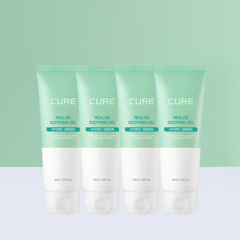 Kim Jeong Moon Aloe Cure Real Aloe Soothing Gel 150ml (4 Pack)
