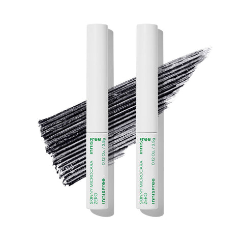 innisfree Skinny Kkomkkom Cara Zero Mascara No.1 Black 3.5 g (2 Pack)