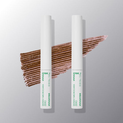 Innisfree Skinny Mascara Zero (Shade 2 Brown) 3.5g (2 Pack)