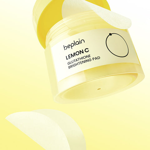 Beplain Lemon C Glutathione Brightening Pad 70pcs + Brightening Ampoule 30ml 2-piece Set