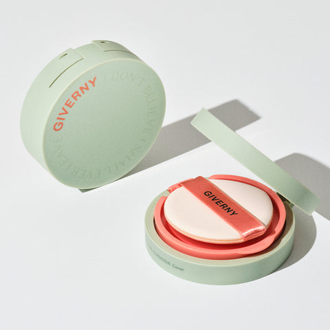 Giverny Close-Fit Cover Cushion 12g - 1 Full + 2 Refills + 7 Puffs Set