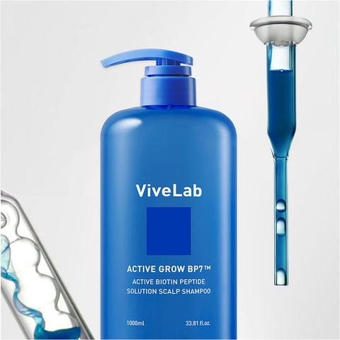 Vivelab Active Biotin Peptide Cooling Scalp Shampoo 1L (2 Pack)