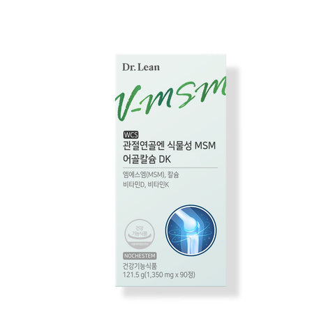 Dr. Lean Joint & Cartilage MSM & Bone Calcium DK 1350mg x 90 Tablets (4 Pack) (4-Months)