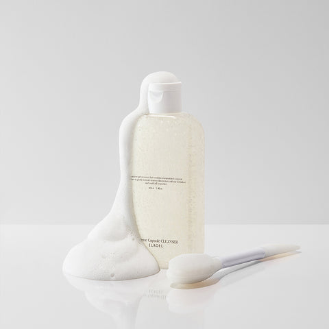 Elroel Enzyme Capsule Cleanser + Brush Set