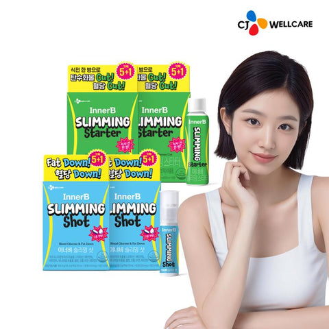 CJ Wellcare Innerb Pre/Post-Meal Diet Routine Slimming Starter 2 Pack (12) + Slimming Shot 2 Pack (12)