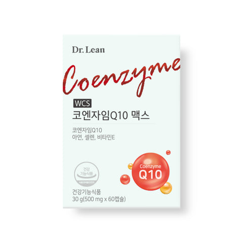 Dr. Lean Coenzyme Q10 Max 500mg x 60 Capsules 6 Bottles (12-month)