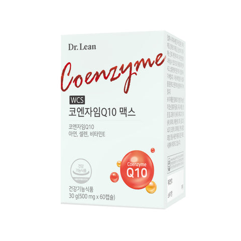 Dr. Lean Coenzyme Q10 Max 500mg x 60 Capsules 6 Bottles (12-month)