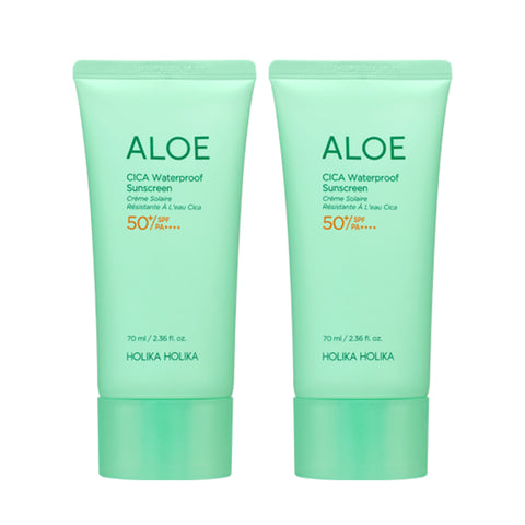 Holika Holika Aloe Cica Waterproof Sun Cream 70ml (2 pack)
