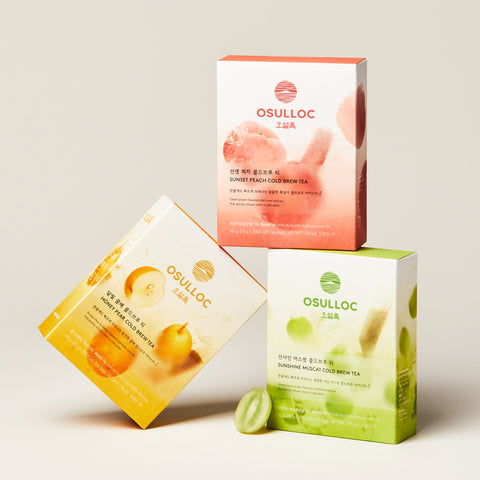 OSULLOC Sunset Peach Cold Brew Tea (20 Tea Bags)