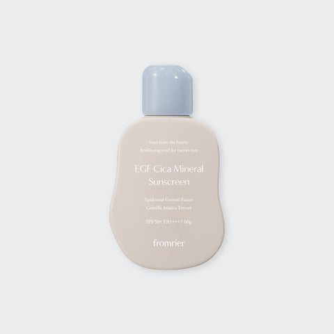 Fromrier Vegan EGF Cica Mineral Sunscreen 60g