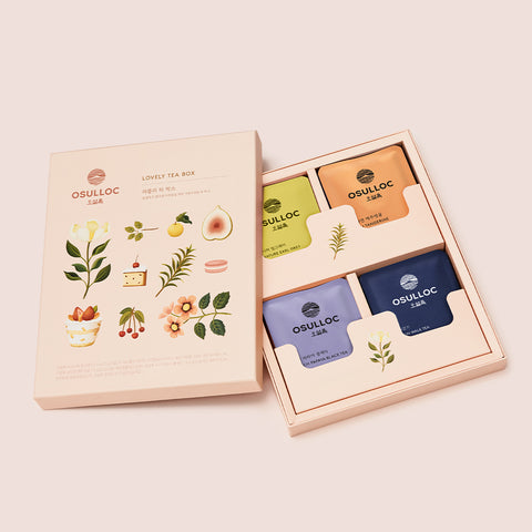OSULLOC Lovely Tea Box (4 types x 3 teabags, 12 pcs)