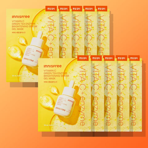 Innisfree Gel Mask (Vitamin C / Retinol / PDRN) 25ml (10 Sheets)