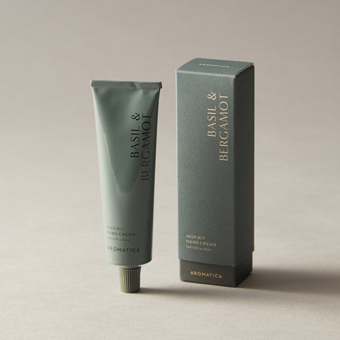 Aromatica Inspirit Hand Cream Basil & Bergamot 30ml