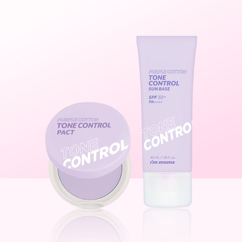 I'M MEME Tone-Up Sun Base + Tone-Up Pact 2-piece Set