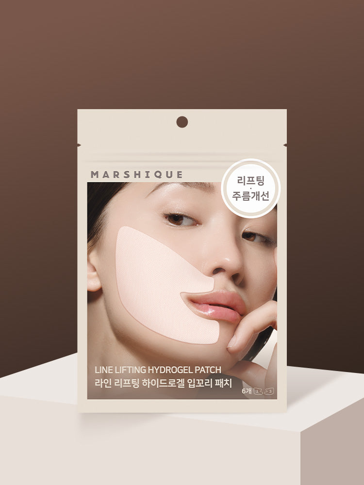 Marshique Line Lifting Hydrogel Smile Corner Patches (1 Pack, 6 pcs)