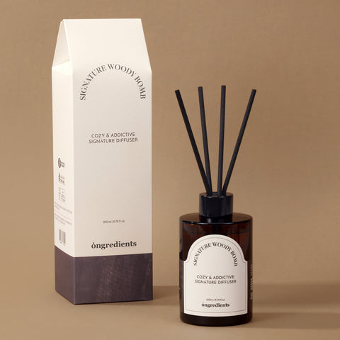 Ongredients Signature Diffuser Woody Balm 200ml + 200ml