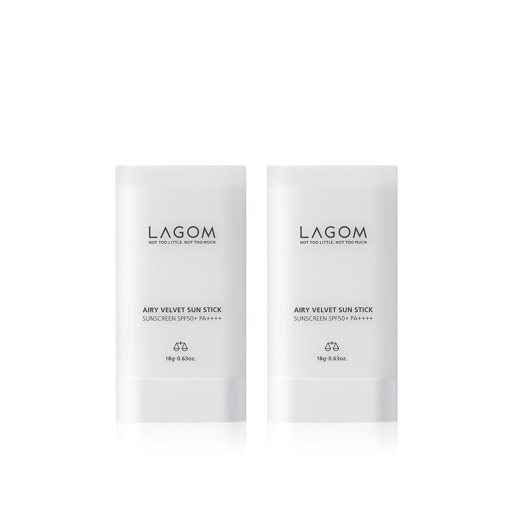 Lagom Airy Velvet Sun Stick 18g (2 Pack)
