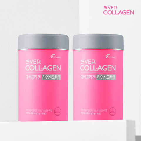 Newtree Ever Collagen Time Biotin Up 3g x 30 Sachets (2-Month Supply)
