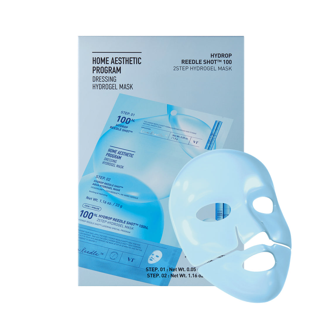 VT Hydrop Reedle Shot 100hL 2 Step Hydrogel Mask