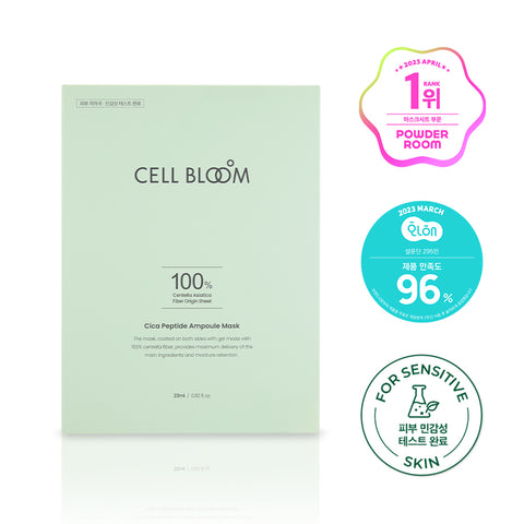 CellBloom Cica Peptide Ampoule Mask (23ml x 5)