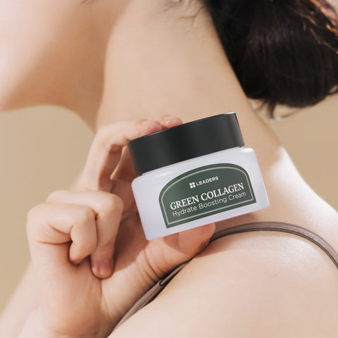 Leaders Green Collagen 3-Piece Set C (Serum + Cream + Eye Cream)