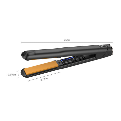 Glampalm Glam Muse Classic Flat Iron GP-201 Salon Ceramic Tilt-Plate Straightener (Dual Voltage)