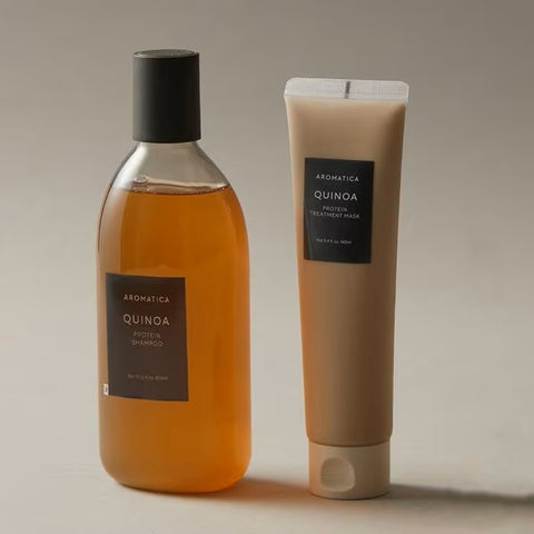 Aromatica Quinoa Protein Shampoo 400ml + Treatment Mask 160ml