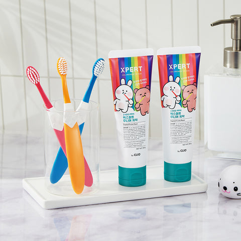 Clio Expert High-Fluoride Children's Toothpaste - Tropical Fruit, 100g x 4