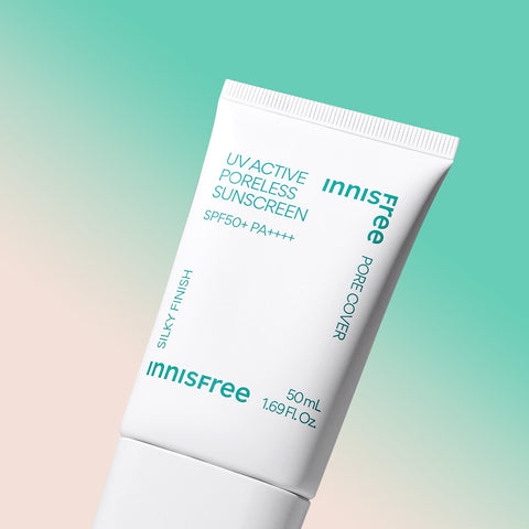 Innisfree UV Active Poreless Sunscreen 50ml (2 Pack)
